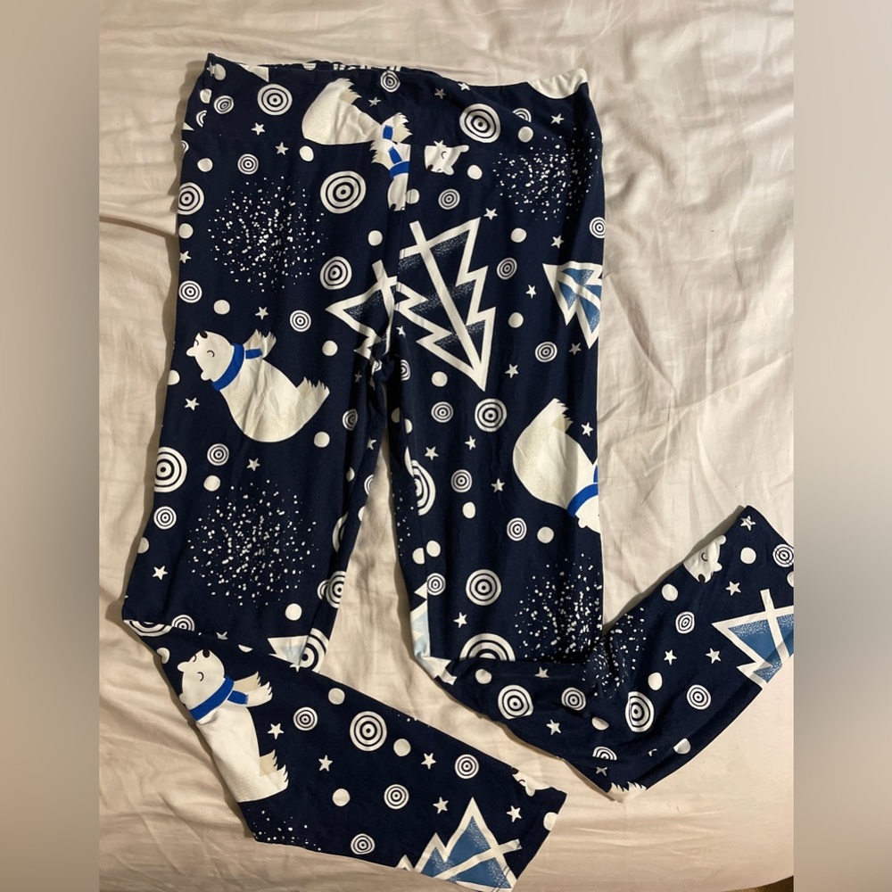 LuLaRoe polar bear leggings size T/C